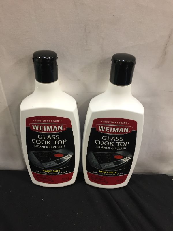 Photo 2 of WEIMAN Glass Cook Top Cleaner and Polish 20 oz Squeeze Bottle 137EA  2 PACK 