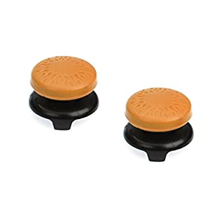 Photo 1 of Amazon Basics PlayStation 4 Controller Thumb Grips - 2-Pack, Orange (B07JK6L58F)