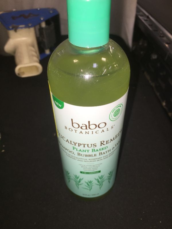 Photo 1 of Babo Botanicals Eucalyptus Remedy Shampoo Bubble Bath  Wash - 15 fl oz