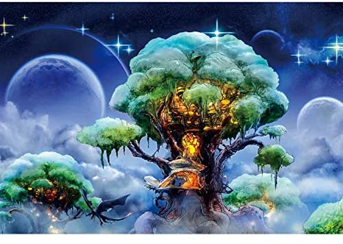 Photo 1 of Ingooood- Jigsaw Puzzles 1000 Pieces for Adult- Tranquil Series- Home in The Tree_IG-1241 Entertainment Wooden Puzzles Toys
