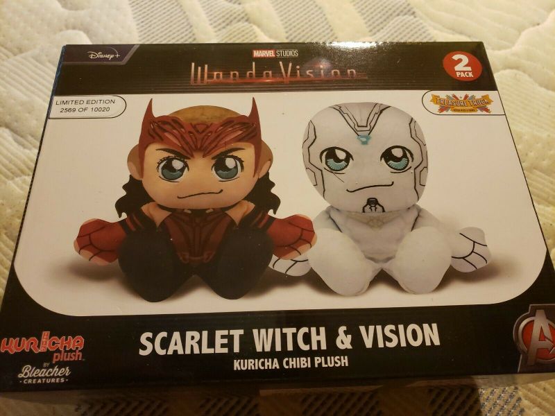 Photo 1 of Marvel Studios, Wanda Vision. Scarlet Witch & Vision Kuricha Chibi Plush
