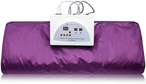 Photo 1 of S SMAUTOP 2 Zone Digital Far-Infrared (FIR) Oxford Sauna Blanket Body Shaper Professional Detox Therapy Sauna Blanket(Purple)
