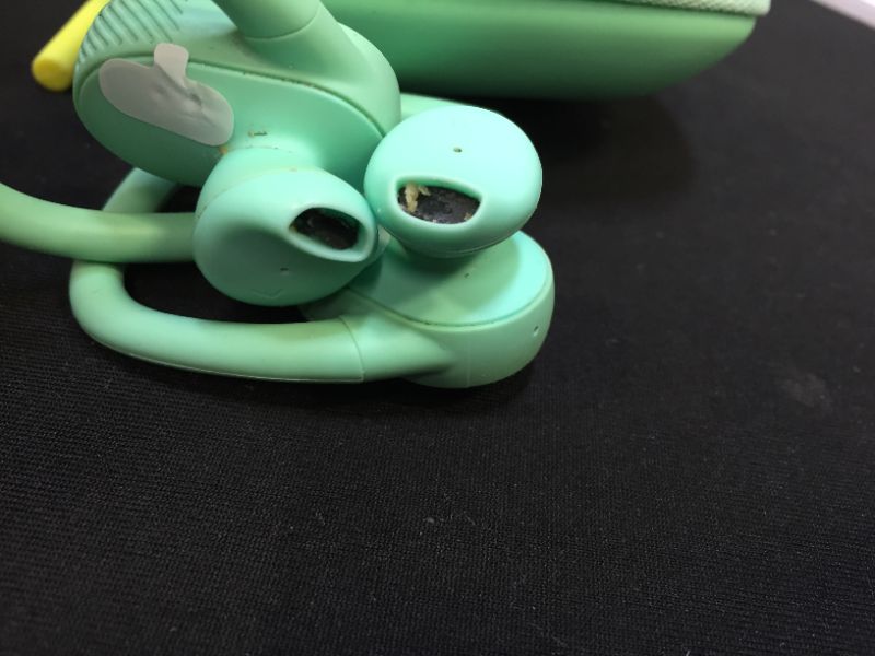 Photo 4 of Skullcandy - Push Ultra In-Ear True Wireless Sport Headphones - Mint Model:S2BDW-N887**clear signs of use-- DIRTY-- needs to be cleaned before using***