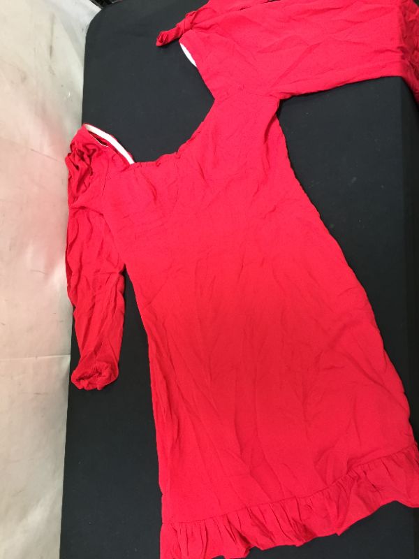 Photo 1 of red fashion dress size M