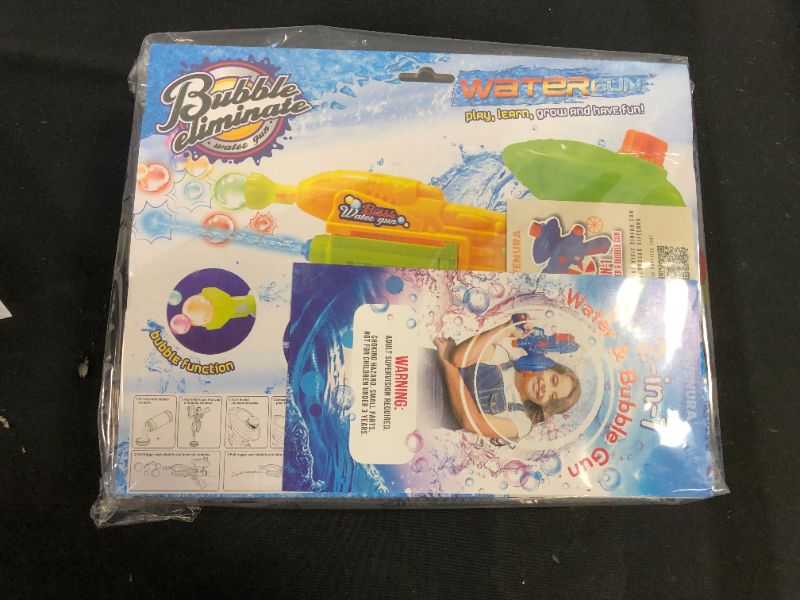 Photo 2 of (2 Pack) Bubble Gun and Water Gun for Kids