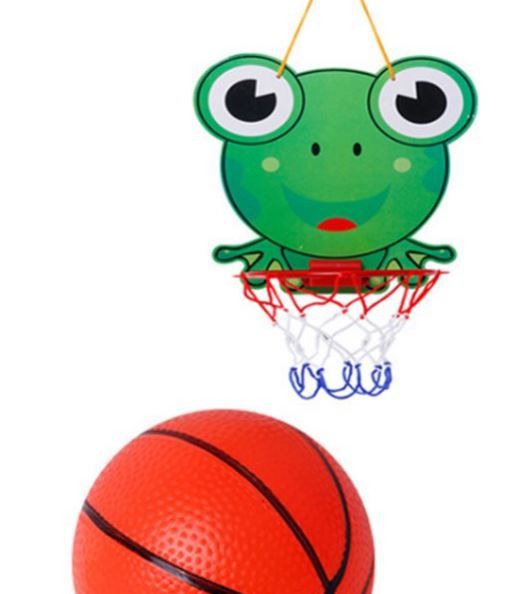 Photo 1 of  Fun Basketball Hoop and Balls Playing Set for Babies Kids Shooting Game Hanging Basketball Board