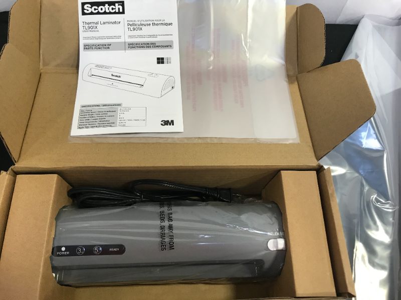 Photo 2 of Scotch Thermal Laminator, 2 Roller System for a Professional Finish, Use for Home, Office or School, Suitable for use with Photos (TL901X)
