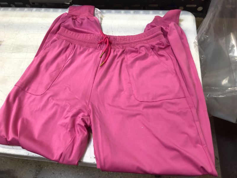 Photo 2 of 2pck Size L Women's Comfy, Stylish 2pc Scrubs PINK