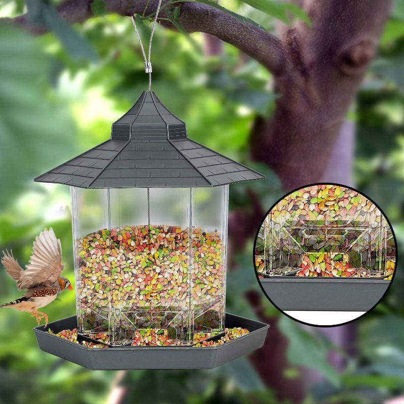 Photo 1 of Bird Feeders for Outside Hanging, Bird Seed for Outside Feeders for Garden Yard Outdoor Decoration
