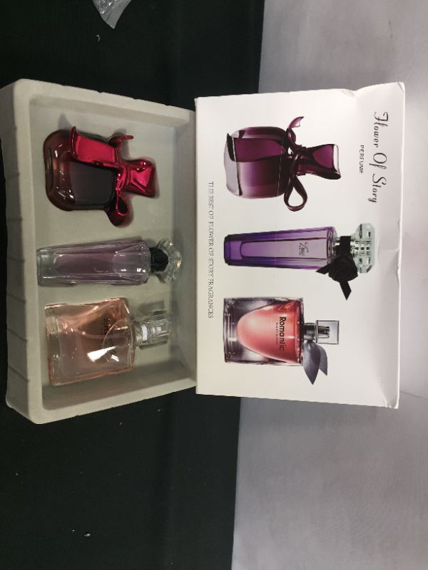 Photo 1 of Flower of Story Perfume for Women Pack of 3 PCS  ---new box opened just for the photo----