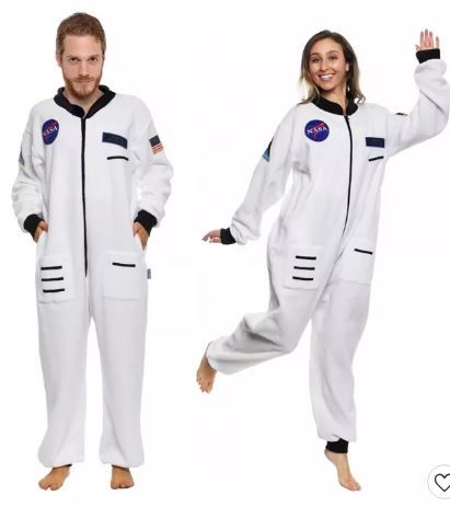 Photo 1 of FUNZIEZ! - Astronaut Slim Fit Adult Unisex Novelty Union Suit Size Large 
