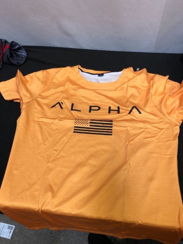 Photo 1 of ALPHA SHIRT YELLOW SIZE LARGE 