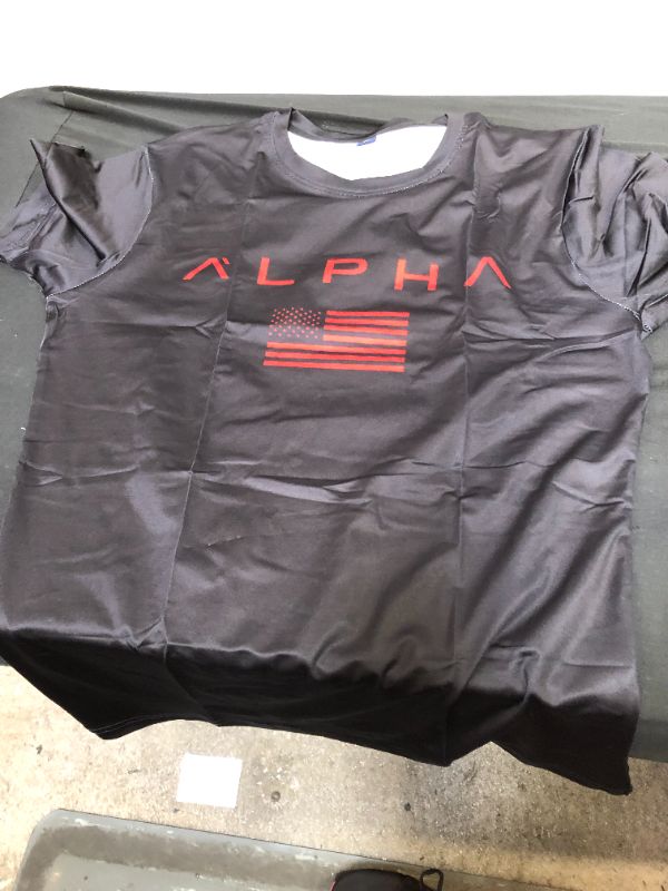 Photo 1 of ALPHA BLACK LARGE TSHIRT