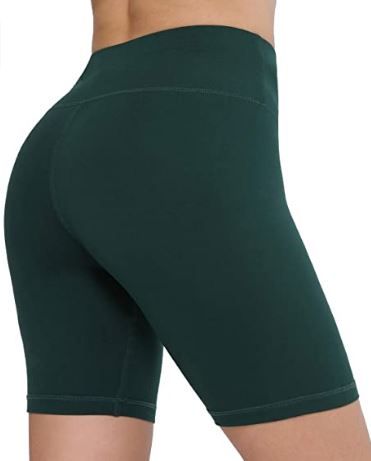 Photo 1 of CHRLEISURE Workout Booty Spandex Shorts for Women, High Waist Soft Yoga Bike Shorts SIZE X-LARGE
