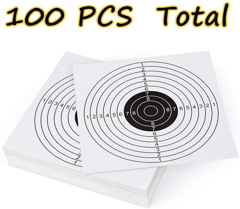 Photo 1 of  Airsoft Target Papers for Pellet Trap Pellet Catcher Target Holder, Pack of 100