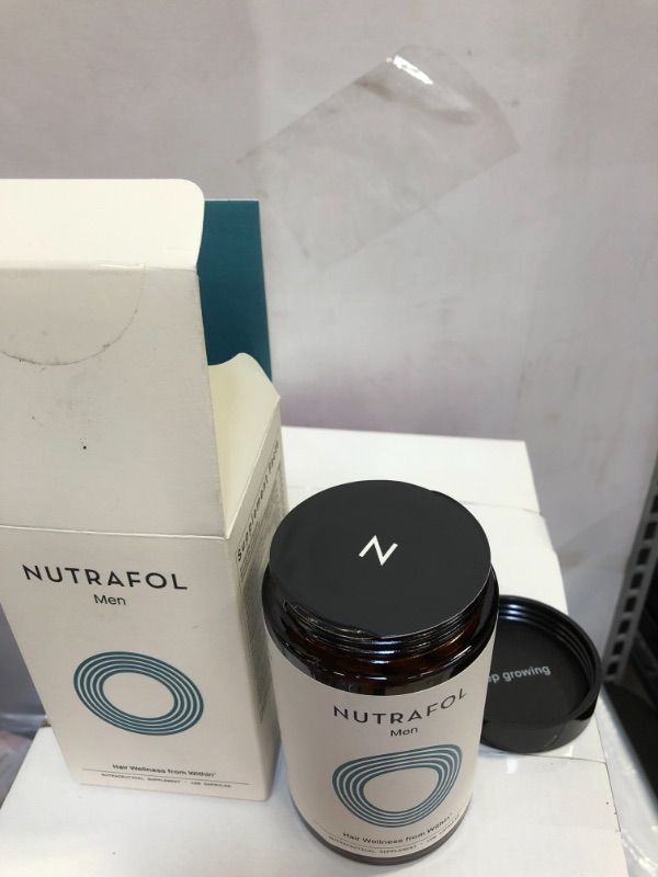Photo 1 of NUTRAFOL For Men - Hair Growth Supplement - Anti Hair Loss & Thinning Hair Multivitamin - Biotin Hair Regrowth Pills - 120 Capsules - 1 Month Supply - Nutrafol EXPIRES 4/2023