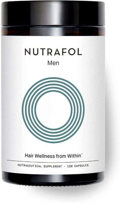 Photo 1 of NUTRAFOL For Men - Hair Growth Supplement - Anti Hair Loss & Thinning Hair Multivitamin - Biotin Hair Regrowth Pills - 120 Capsules - 1 Month Supply - Nutrafol EXPIRES 4/2023