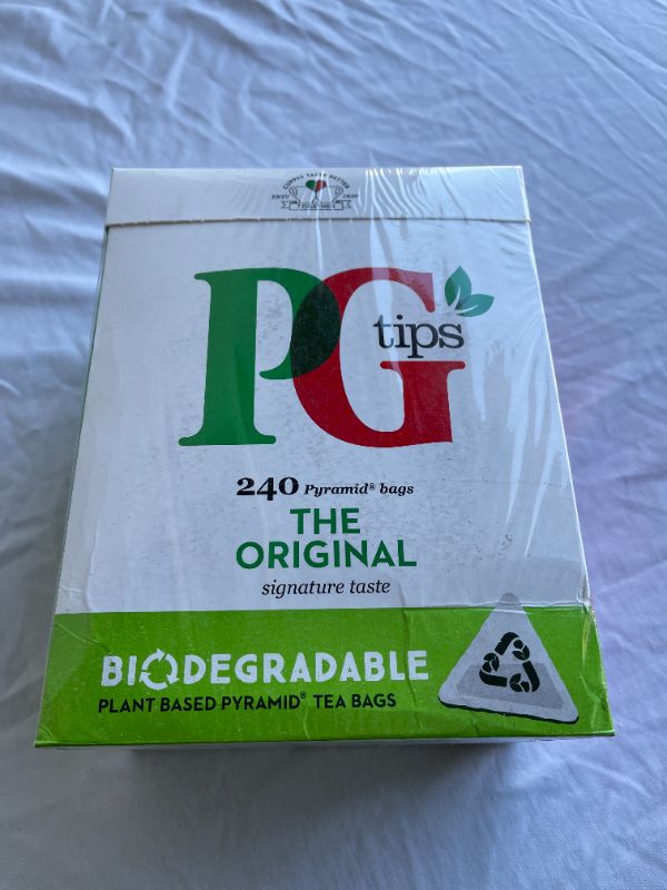 Photo 2 of BIODEGRADABLE plant based pyramid tea bags