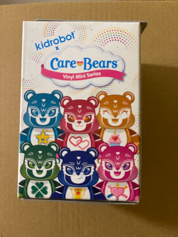 Photo 2 of Kidrobot Care Bears 3" Blind Box Vinyl Figure, Mystery Bear
FACTORY SEALED