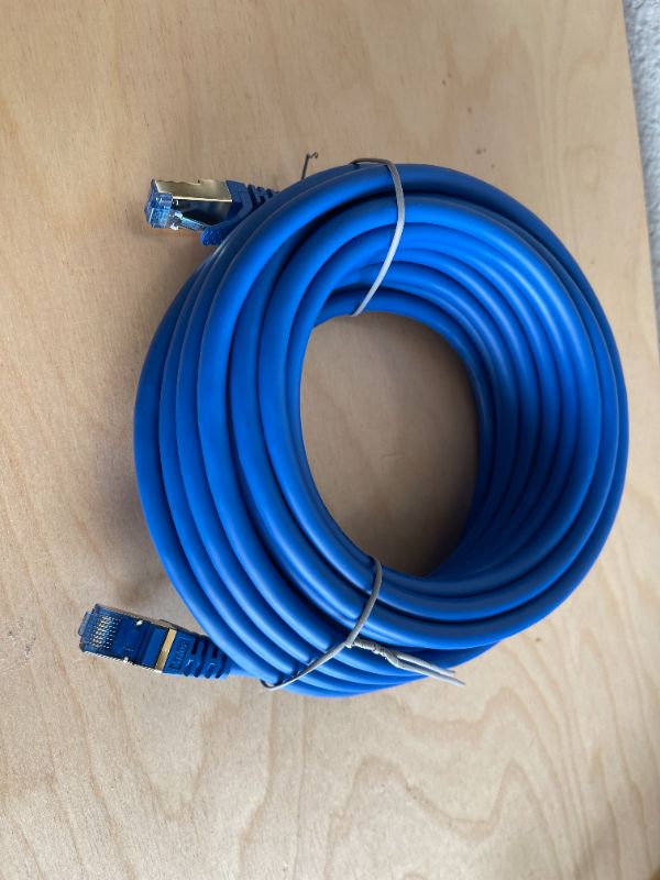 Photo 2 of CAT8 Ethernet Cable  Veetop 40Gbps 2000Mhz High Speed Gigabit SFTP LAN Network Internet Cables with RJ45 Gold Plated Connector for Router