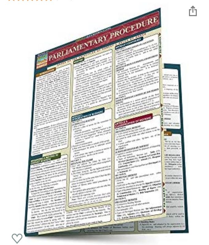 Photo 2 of BarCharts- Inc. Parliamentary Procedure 3 pack