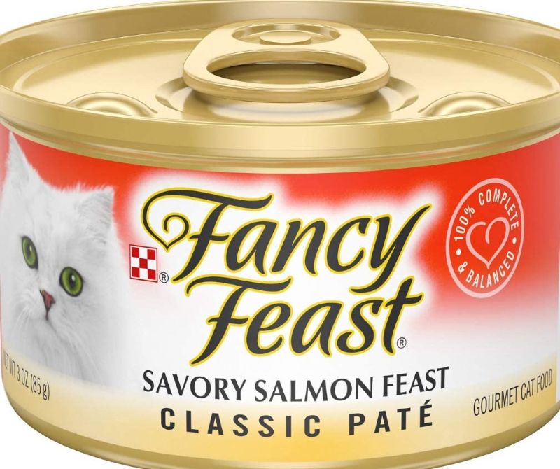 Photo 1 of  Fancy Feast Classic Savory Salmon Feast Canned Cat Food, 3-oz ea 6 ct