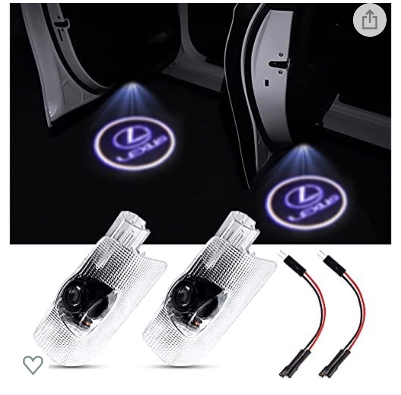 Photo 1 of 2Pack LED Car Door Logo Light, Welcome Performance Logo Courtesy Projector Lights Compatible with Accessories RX/ES/GX/LS/LX/IS Series (For RX)