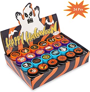 Photo 1 of 24 Pcs Assorted Halloween Stamps, Children Self-Ink Stampers For Party(24 Designs), Holiday Toy Gift Halloween Game Prizes For Kids (2