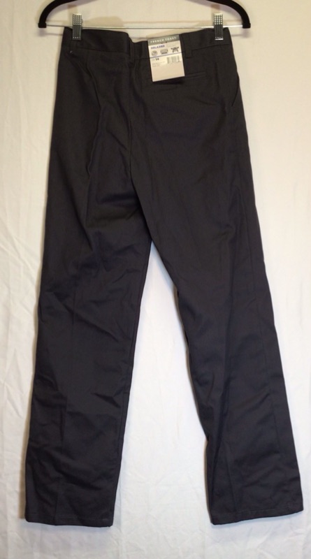 Photo 2 of Boys Pants by French Toast- Relaxed Fit Twill Pant-Adjustable-Color Dark Grey- Size 14