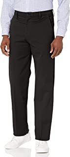 Photo 1 of Dockers Straight Fit Workday Khaki Pants-Smart Flex 4 Way Stretch-Black- Size 38 x 29