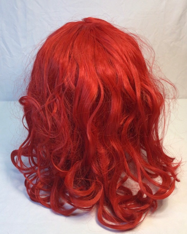 Photo 3 of Disney Princess Wig- Red/Orange Hair- Straight/Wavy- About 15 inches long