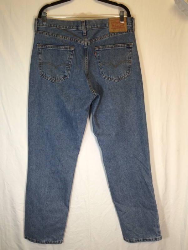 Photo 2 of Levi's Men's 550 Relaxed-fit Jean-Blue Jeans- Size 34 x32