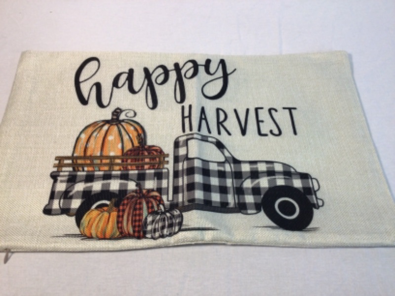 Photo 2 of 4 Pack Couch Pillow Cushion Covers- Fall Themed- 12 x 20