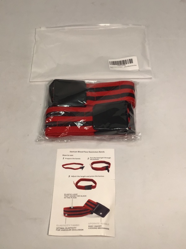Photo 1 of Blood Flow Restriction Bands-BFR Bands PRO X? Blood Flow Restriction Bands - Set of 2 Occlusion Training Straps w/ Pinch-Free Buckle - Arms & Legs Workout for Men and Women, 2” Wide