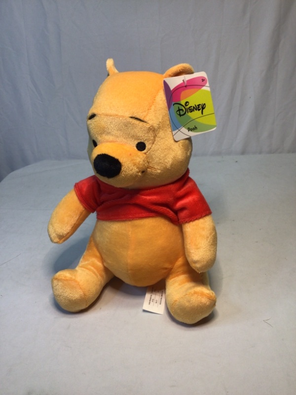Photo 2 of Disney Classics Friends Large 12.2-inch Plush Winnie the Pooh, by Just Play