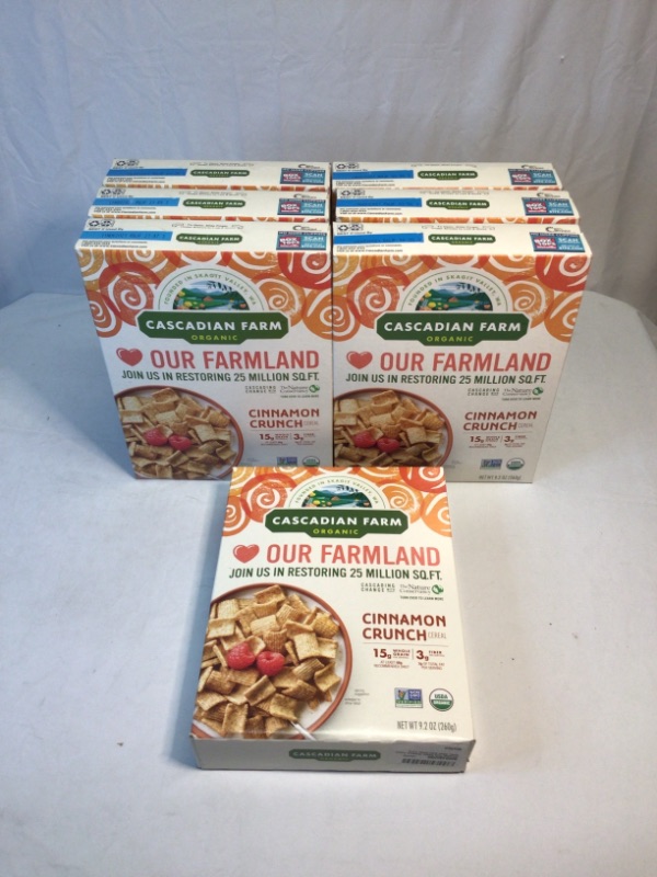 Photo 5 of 7 Boxes-Cascadian Farm Organic Cinnamon Crunch Cereal, Whole Grain Cereal, 9.2 oz