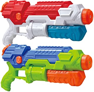 Photo 2 of 2 Pack Super Water Blaster Shoot Up to 36 Feet High Capacity Water Soaker Blaster Squirt Toy Water Gun Swimming Pool Beach Sand Water Fighting Toy