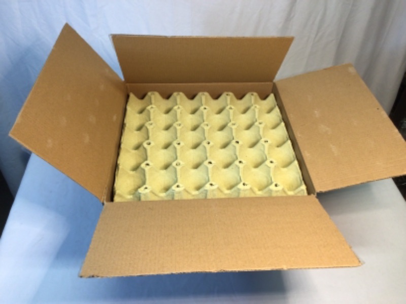 Photo 2 of 30-Cell Egg Crates (20 Trays) ,Stackable Pulp Fiber Egg Flats ,for Storaging Eggs, 