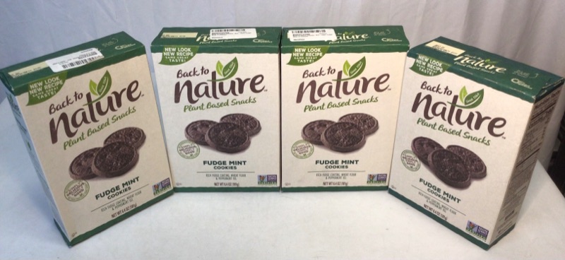 Photo 3 of 4 Boxes-Back to Nature Cookies, Non-GMO Fudge Mint, 6.4 Ounce