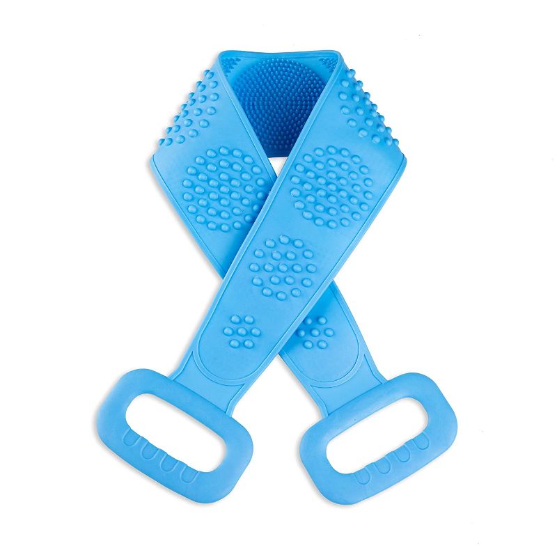 Photo 1 of 2 Packages Silicone Back Scrubbers-Blue