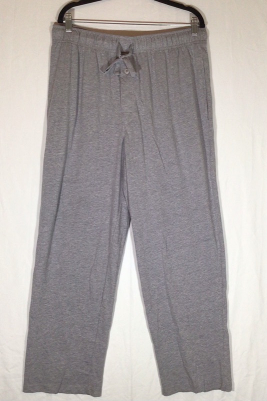 Photo 2 of 2 Pack Fruit of the Loom Men's Lounge Pants- Black and Gray- Size Large