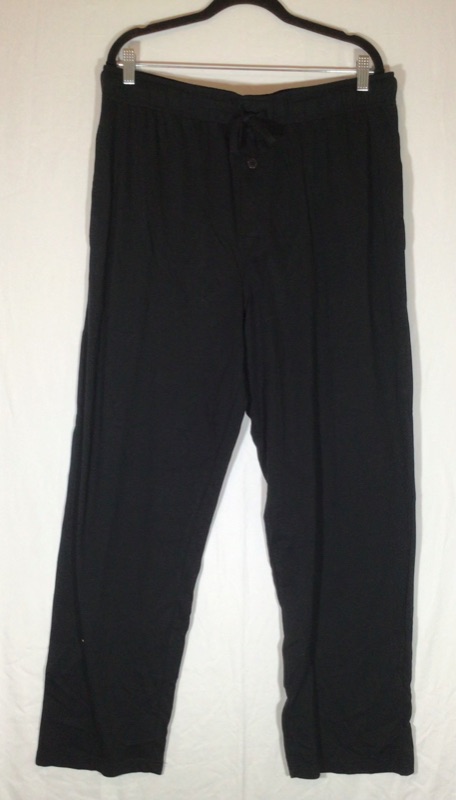 Photo 1 of 2 Pack Fruit of the Loom Men's Lounge Pants- Black and Gray- Size Large