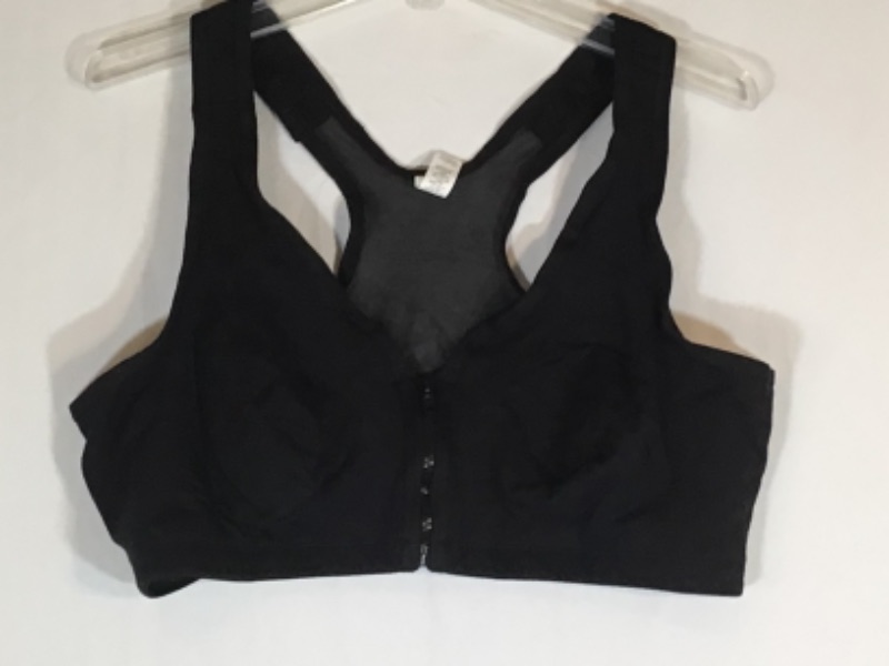 Photo 1 of Women's Front Zip Sports Bra- Black- Size 44 B/C