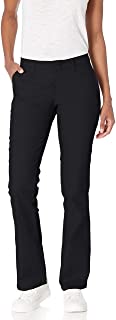 Photo 1 of Dickies Women's Flat Front Stretch Twill Pant Slim Fit Bootcut- Black- Sie 16L