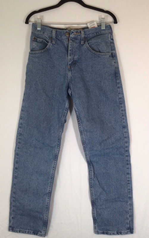 Photo 1 of Wrangler Authentic Blue Jeans-Faded Blue- Size 28 x 30