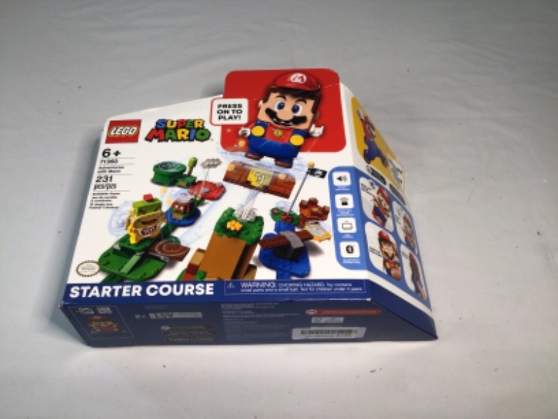 Photo 2 of LEGO Super Mario Adventures with Mario Starter Course 71360 Building Kit, Interactive Set Featuring Mario, Bowser Jr. and Goomba Figures (231 Pieces)