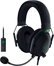 Photo 1 of Razer BlackShark V2 Gaming Headset: THX 7.1 Spatial Surround Sound - 50mm Drivers - Detachable Mic - PC, PS4, PS5, Switch, Xbox One, Xbox Series X & S, Mobile - 3.5 mm Audio Jack & USB DAC - Black