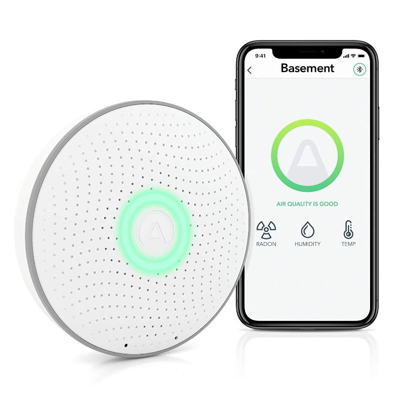 Photo 1 of Airthings 2950 Wave Radon - Smart Radon Detector with Humidity & Temperature Sensor – Easy-to-Use – Accurate – No Lab Fees – Battery Operated - Free App