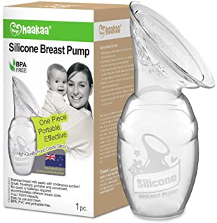 Photo 1 of Haakaa Manual Breast Pump 4oz/100ml,