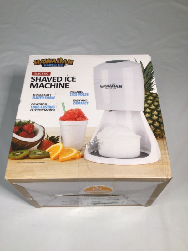 Photo 2 of Hawaiian Shaved Ice S900A Shaved Ice and Snow Cone Machine, 120V, White